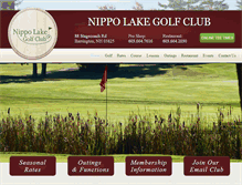 Tablet Screenshot of nippolake.com